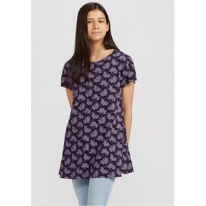 Anna Sui X Uniqlo Floral Tunic Short Sleeve Tee Shirt
